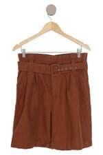 Bermuda Zara feminina marrom