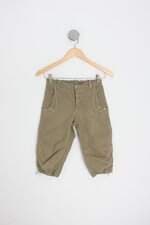 calça de sarja alphabeto kids verde