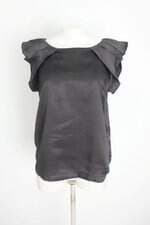 blusa zara feminina preta