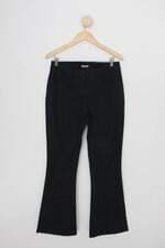 Calça flare nakepe feminina preta com Pregas