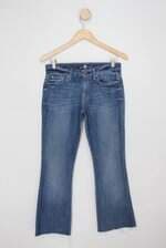 Calça Jeans 7 for all mankind flare feminina azul