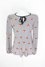 blusa manga longa a collection feminina estampada 