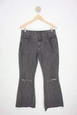 calça jeans talienk feminina cinza