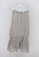 Vestido paul & joe feminino estampado com forro