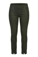 Calça Sarja Feminina Le Lis Blanc Verde com fenda