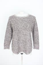 blusa de tricô only show feminina marrom