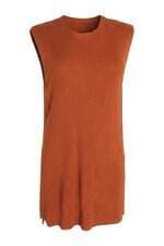 Blusa Canelada Feminina Osklen Terracota