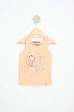 blusa kids rosa com silk e tule
