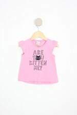 blusa kika kids rosa com silk