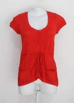 Blusa ósmio feminina vermelha