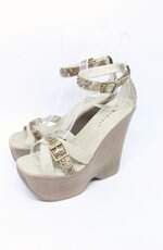 sandália bebece feminina cinza