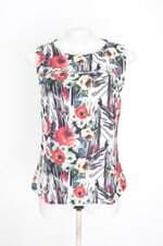 blusa ana hickmann feminina estampada com aplique e forro
