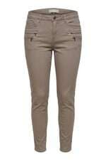 calça de sarja Zara feminina bege