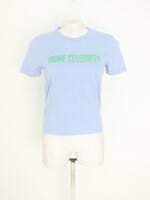 camiseta zara feminina azul