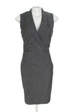 vestido Zara feminino cinza com forro