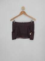 Saia cronic feminina roxa