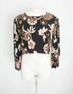 blusa feminina estampada