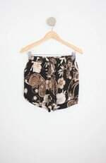 shorts feminino estampado