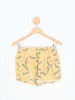 shorts hering kids amarelo estampado