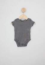 Body Infantil preto e branco