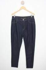 calça jeans selvagem feminina azul