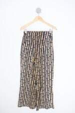calça de tecido feminina estampada