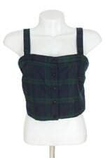 cropped Renner feminino xadrez