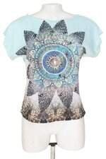 blusa feminina nirvana country com aplique