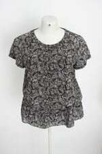 blusa talita kume feminina estampada com aplique e forro