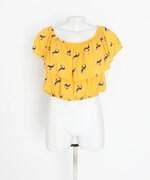 blusa renner feminina estampada com sobreposição