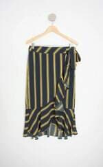 saia renner feminina estampada com sobreposição