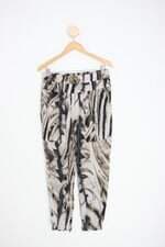 calça de tecido shoulder feminina estampada