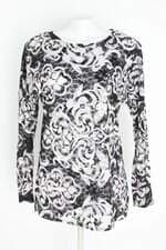 blusa lucyinthesky feminina bicolor com transparência