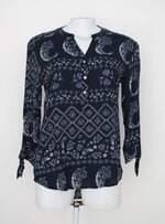 Blusa ak casual feminino estampado