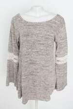 blusa feminina bege com bordado