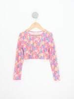 blusa cropped riachuelo kids estampada 