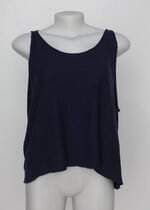 Blusa zara trafaluc feminino azul