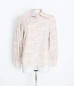 camisa afora feminina bege