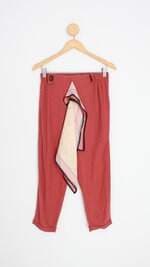 calça slim renner feminina vermelha com lenço 