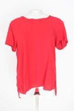 blusa hering feminina vermelha com barra mullet