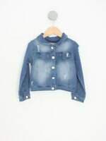 jaqueta kids azul com aplique
