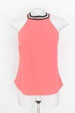 regata letage feminina rosa com recortes