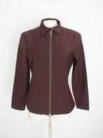 blusa manga longa united colors of benetton feminina roxa