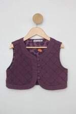Casaco Infantil alphabeto roxo