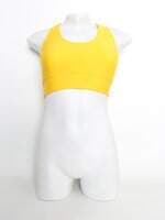 top esportivo feminino amarelo
