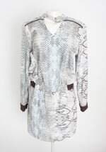 vestido absolluti feminino estampa animal print 