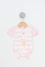 body baby charmy kids estampado com bordado