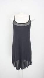 camisola  mavi feminina preta com tule