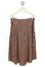 saia Farm feminina em animal print com cós com elástico