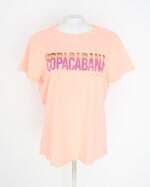 blusa leash feminina laranja com silk
